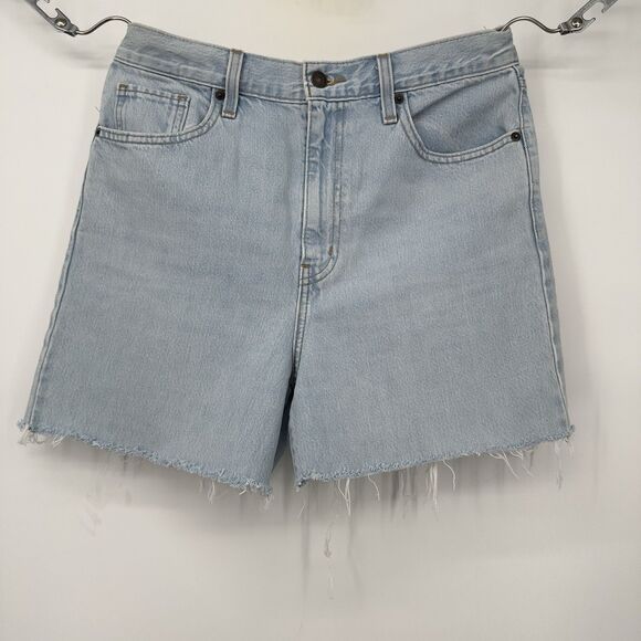 Levi's 501 Original Women's High-Rise Distressed Jean Denim Shorts Size 29 - Picture 9 of 10